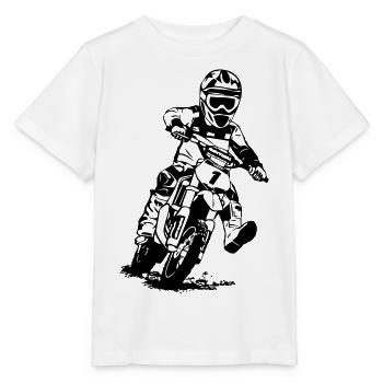 Kids motocross - KIDS MX - Stanley/Stella MINI CREATOR Kids’ T-Shirt - white - Front - Maike (125cm)