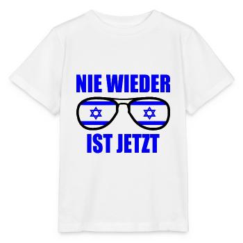 Nie wieder ist jetzt - Stanley/Stella Kinder T-Shirt MINI CREATOR  - Weiß - Vorne - Maike (125cm)