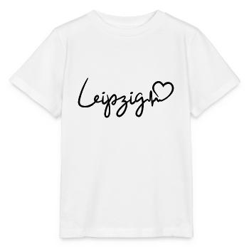 Leipzig Herzschlag - Stanley/Stella Kinder T-Shirt MINI CREATOR  - Weiß - Vorne - Maike (125cm)