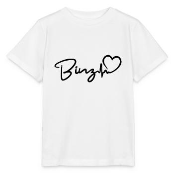 Binz heartbeat Baltic Sea seaside resort Binz - Stanley/Stella MINI CREATOR Kids’ T-Shirt - white - Front - Maike (125cm)