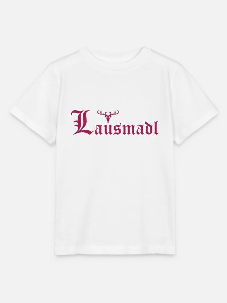 Lausmadl mit Hirsch - Stanley/Stella Kinder T-Shirt MINI CREATOR - Weiß