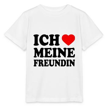Ich liebe meine freundin - Stanley/Stella Kinder T-Shirt MINI CREATOR  - Weiß - Vorne - Maike (125cm)
