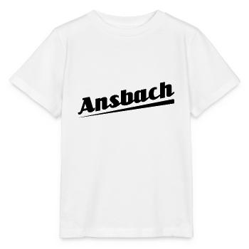 Ansbach - Textdesign mit Stadtnamen - Stanley/Stella Kinder T-Shirt MINI CREATOR  - Weiß - Vorne - Maike (125cm)