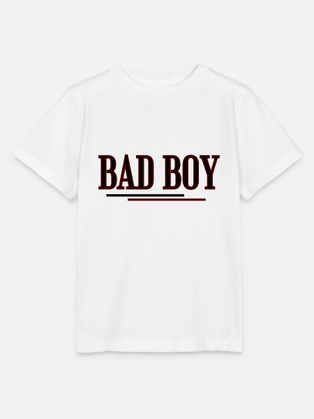 Bad Boy - Stanley/Stella Kinder T-Shirt MINI CREATOR - Weiß