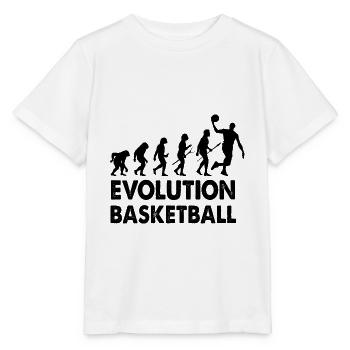 Entwicklung basketball - Stanley/Stella Kinder T-Shirt MINI CREATOR  - Weiß - Vorne - Maike (125cm)