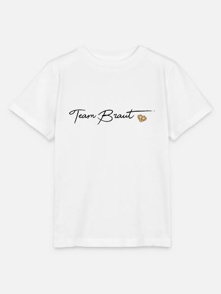 Team Braut - Stanley/Stella Kinder T-Shirt MINI CREATOR - Weiß