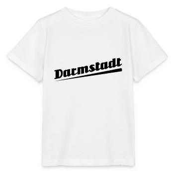 Darmstadt - Textdesign mit Stadtnamen - Stanley/Stella Kinder T-Shirt MINI CREATOR  - Weiß - Vorne - Maike (125cm)