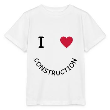 Baustelle - Stanley/Stella Kinder T-Shirt MINI CREATOR  - Weiß - Vorne - Maike (125cm)