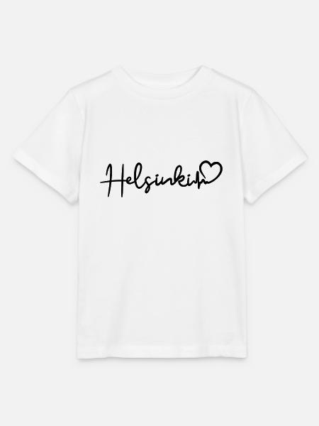 Helsinki Herzschlag - Stanley/Stella Kinder T-Shirt MINI CREATOR  - Weiß