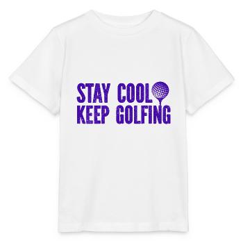 Golf - Golfclub Goldspieler Birdie Elite Luxus - Stanley/Stella Kinder T-Shirt MINI CREATOR  - Weiß - Vorne - Maike (125cm)