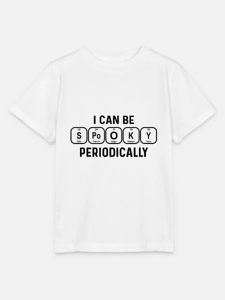 Spooky - Periodensystem der Elemente - Stanley/Stella Kinder T-Shirt MINI CREATOR - Weiß