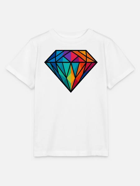 Diamant - Stanley/Stella Kinder T-Shirt MINI CREATOR  - Weiß