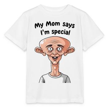 Mutti sagt, ich bin besonders - Stanley/Stella Kinder T-Shirt MINI CREATOR  - Weiß - Vorne - Maike (125cm)