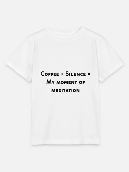 Lustiges Café-Design - Stanley/Stella Kinder T-Shirt MINI CREATOR - Weiß
