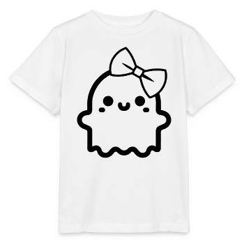 Halloween Geist Frauen Mädchen - Stanley/Stella Kinder T-Shirt MINI CREATOR  - Weiß - Vorne - Maike (125cm)