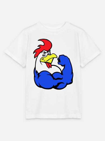 French Rooster - Stanley/Stella Kinder T-Shirt MINI CREATOR - Weiß
