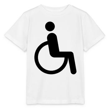 Rollstuhl - Stanley/Stella Kinder T-Shirt MINI CREATOR  - Weiß - Vorne - Maike (125cm)