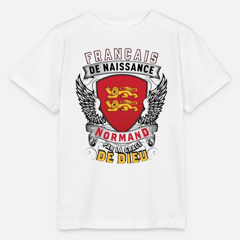 Normand Grâce de DIeu - T-shirt bio MINI CREATOR Stanley/Stella Enfant - blanc