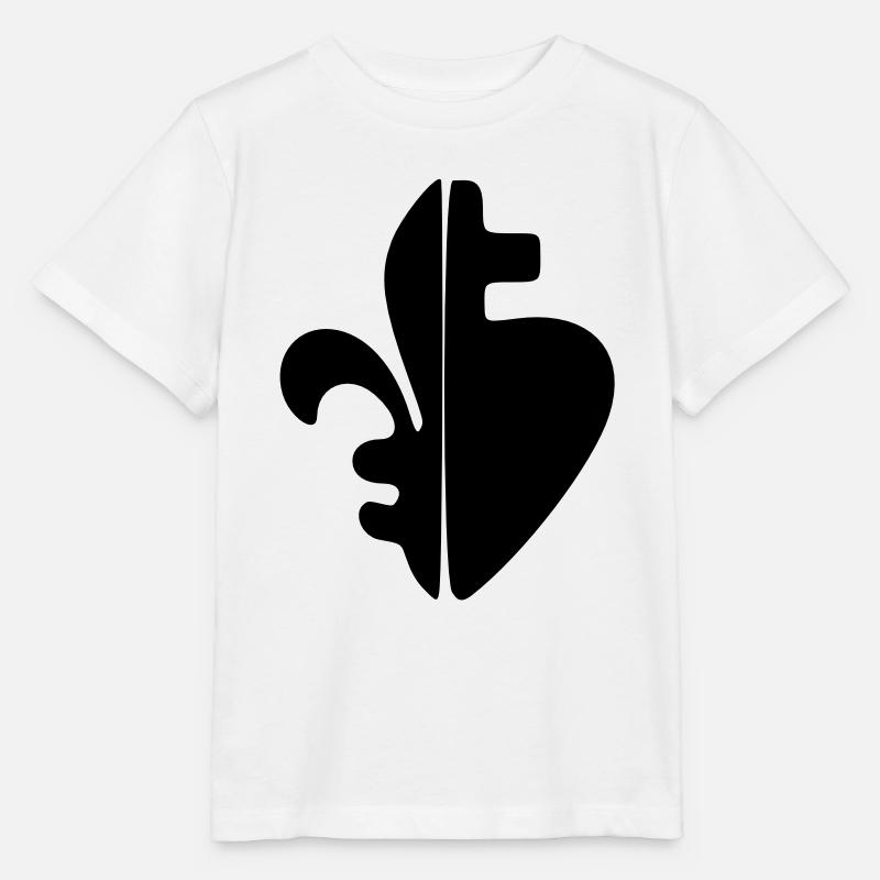 Sacre-Coeur & Fleur de Lys - Stanley/Stella Kinder T-Shirt MINI CREATOR - Weiß