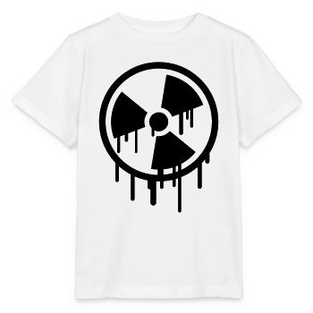 Atom Symbol Graffiti - Stanley/Stella Kinder T-Shirt MINI CREATOR  - Weiß - Vorne - Maike (125cm)