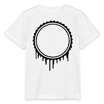 Rahmen Umrandung Stempel Abdruck Graffiti - Stanley/Stella Kinder T-Shirt MINI CREATOR  - Weiß - Vorne - Maike (125cm)