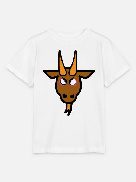 Sehr sehr ärgerlicher Ziegenbock - Stanley/Stella Kinder T-Shirt MINI CREATOR - Weiß