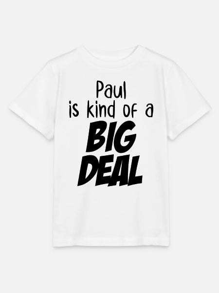 Paul ist eine große Sache - Stanley/Stella Kinder T-Shirt MINI CREATOR - Weiß