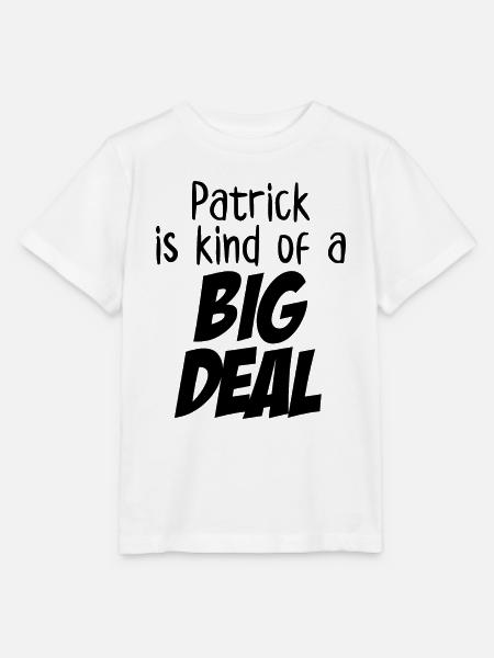 Patrick ist eine große Sache - Stanley/Stella Kinder T-Shirt MINI CREATOR - Weiß
