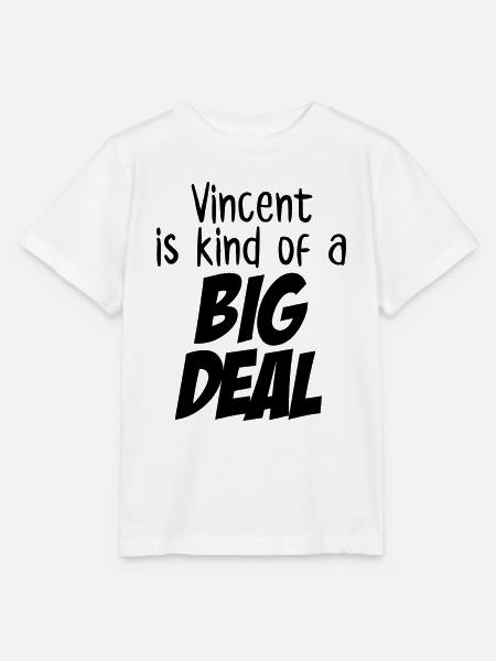 Vincent ist eine große Sache - Stanley/Stella Kinder T-Shirt MINI CREATOR - Weiß