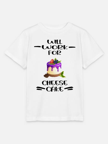 cheesecake kuchen cheesecake-love küchenhilfe - Stanley/Stella Kinder T-Shirt MINI CREATOR - Weiß