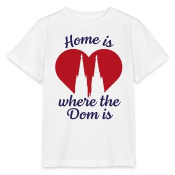 La maison est l’endroit où se trouve le Dom - T-shirt bio MINI CREATOR Stanley/Stella Enfant - blanc - Devant - Maike (125cm)