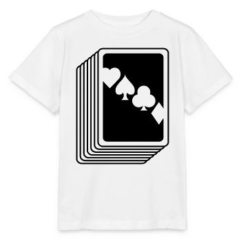 poker - Stanley/Stella MINI CREATOR Kids’ T-Shirt - white - Front - Maike (125cm)