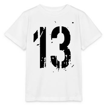 13 Zahl 13 Jahre - Stanley/Stella Kinder T-Shirt MINI CREATOR  - Weiß - Vorne - Maike (125cm)