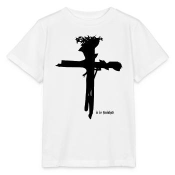 Croix de Jésus - T-shirt bio MINI CREATOR Stanley/Stella Enfant - blanc - Devant - Maike (125cm)