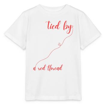 Red thread - Stanley/Stella MINI CREATOR Kids’ T-Shirt - white - Front - Maike (125cm)