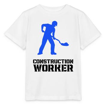 Ouvrier du bâtiment Ouvrier de chantier - T-shirt bio MINI CREATOR Stanley/Stella Enfant - blanc - Devant - Maike (125cm)
