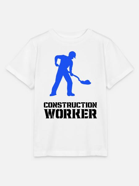 bauarbeiter baustelle worker - Stanley/Stella Kinder T-Shirt MINI CREATOR  - Weiß