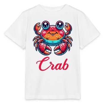 crab comic - Stanley/Stella MINI CREATOR Kids’ T-Shirt - white - Front - Maike (125cm)
