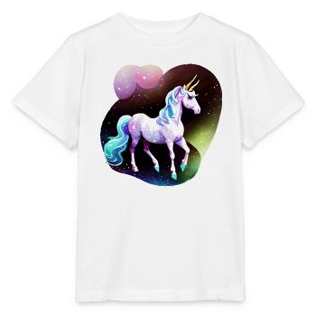 Unicorn Art Unicorns Gift Idea - Stanley/Stella MINI CREATOR Kids’ T-Shirt - white - Front - Maike (125cm)
