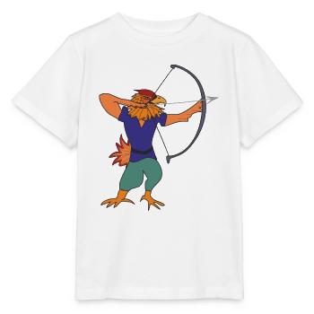 Eagle Archer - Stanley/Stella MINI CREATOR Kids’ T-Shirt - white - Front - Maike (125cm)