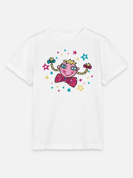 Fasching Konfetti Girl - Stanley/Stella Kinder T-Shirt MINI CREATOR - Weiß