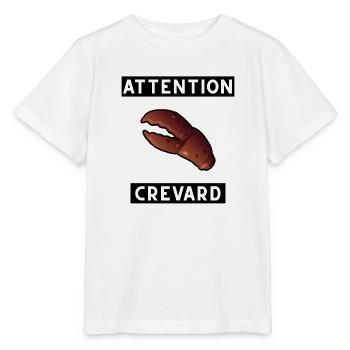 Attention shrimp - Stanley/Stella MINI CREATOR Kids’ T-Shirt - white - Front - Maike (125cm)