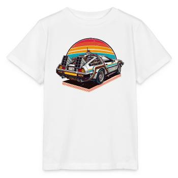 Future Car Voiture Rapide Rétro Vintage - T-shirt bio MINI CREATOR Stanley/Stella Enfant - blanc - Devant - Maike (125cm)