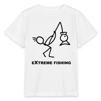 Extreme Fishing - Fishing - Stanley/Stella MINI CREATOR Kids’ T-Shirt - white - Front - Maike (125cm)