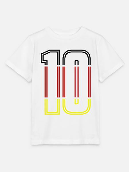 10 Zahl symbol Germany - Stanley/Stella Kinder T-Shirt MINI CREATOR  - Weiß