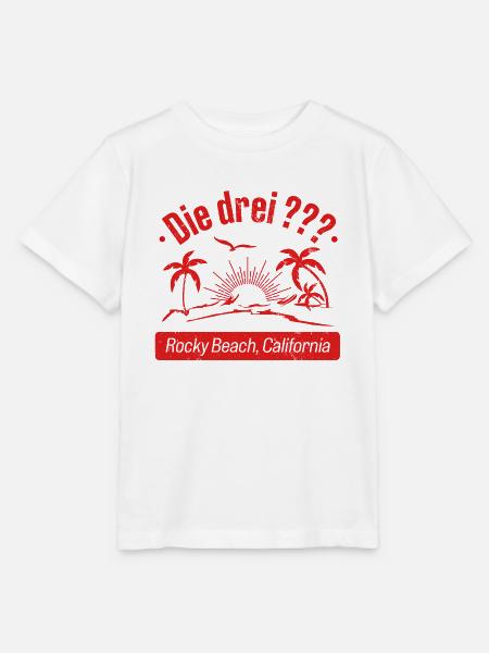 Die Drei ??? Design Rocky Beach California - Stanley/Stella Kinder T-Shirt MINI CREATOR - Weiß