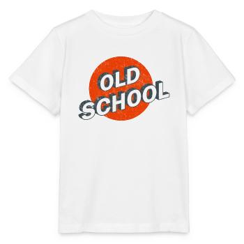 Old School Vintage Logo - T-shirt bio MINI CREATOR Stanley/Stella Enfant - blanc - Devant - Maike (125cm)
