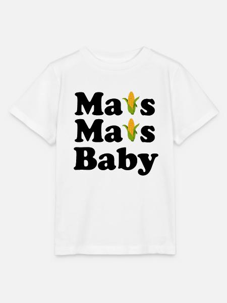 Mais Mais Baby - Stanley/Stella Kinder T-Shirt MINI CREATOR  - Weiß