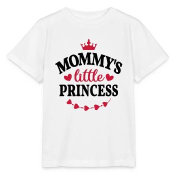 Mom's Little Princess Mother Daughter Gift - Stanley/Stella MINI CREATOR Kids’ T-Shirt - white - Front - Maike (125cm)
