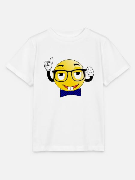 Smiley - Stanley/Stella Kinder T-Shirt MINI CREATOR  - Weiß